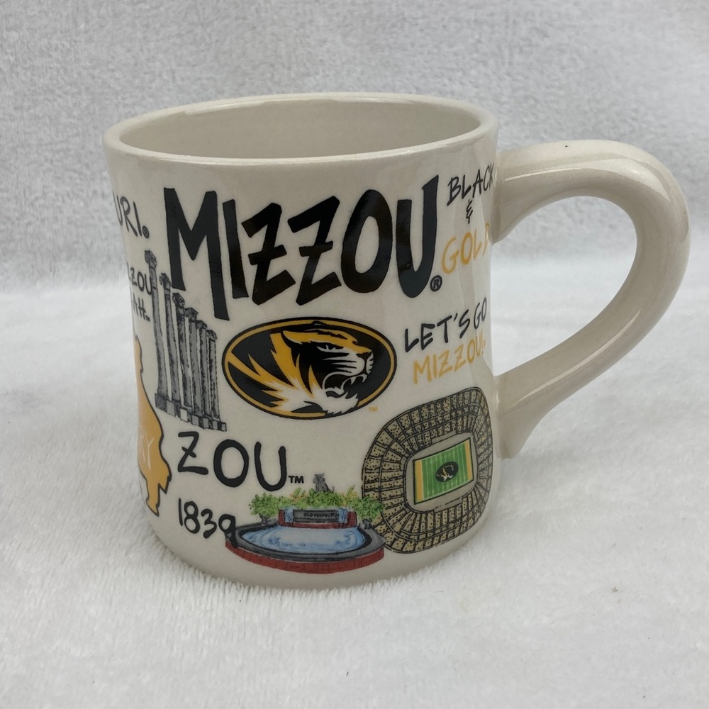 Magnolia Lane Mizzou University of Missouri Stoneware Mug NWT